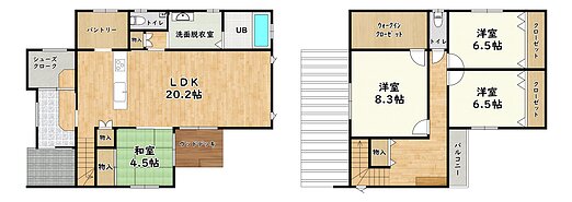 新築戸建　菊池郡大津町大字町の間取り